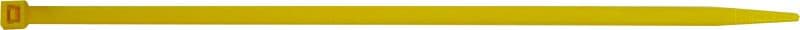 INTERCABLE - Kabelbinder 100 x 2,5 mm, gelb