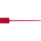 INTERCABLE - Kabelbinder 363 x 7,5 mm mit großem Beschriftungsfeld, rot
