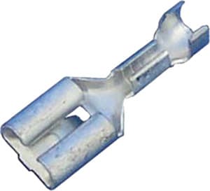INTERCABLE - Flachsteckhülse DIN 46340, Rastzunge 0,5-1mm² 6,3x0,8 CuZn