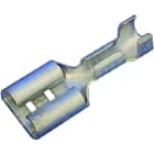INTERCABLE - Flachsteckhülse DIN 46247, 4-6mm² 6,3 x 0,8 Stahl, vernickelt