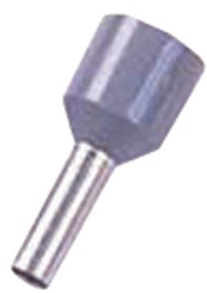 INTERCABLE - Isolierte Aderendhülse f. kurzschl. Leitung 4mm² l2=10mm gv grau