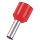 INTERCABLE - Isolierte Aderendhülse f. kurzschl. Leitung 10mm² l2=12mm gv rot