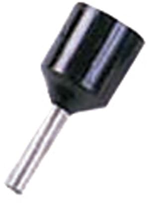 INTERCABLE - Isolierte Aderendhülse f. kurzschl. Leitung 1,5mm² l2=8mm gv schwarz