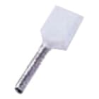INTERCABLE - Isolierte Zwillingsaderendhülse 2 x 0,5mm² l2=8mm gv weiß