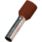 INTERCABLE - Isolierte Aderendhülse 0,14mm² l2=8mm gv braun