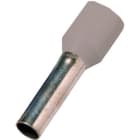 INTERCABLE - Isolierte Aderendhülse DIN 46228 T4, 0,75mm² l2=8mm gv grau, Groß-VE