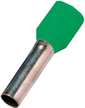 INTERCABLE - Isolierte Aderendhülse 16mm² l2=12mm gv grün