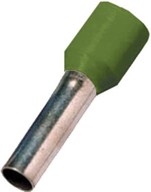 INTERCABLE - Isolierte Aderendhülse 50mm² l2=25mm gv oliv