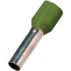 INTERCABLE - Isolierte Aderendhülse 50mm² l2=25mm gv oliv