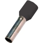 INTERCABLE - Isolierte Aderendhülse DIN 46228 T4, 1,5mm² l2=8mm gv schwarz