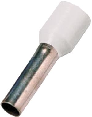 INTERCABLE - Isolierte Aderendhülse 0,75mm² l2=8mm gv weiß