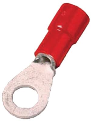 INTERCABLE - Isolierte Quetschkabelschuh DIN 46237, 0,5-1mm² M5 rot