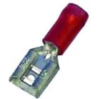 INTERCABLE - Isolierte Flachsteckhülse 0,5-1mm² 6,3 x 0,8 rot Zinnbronze