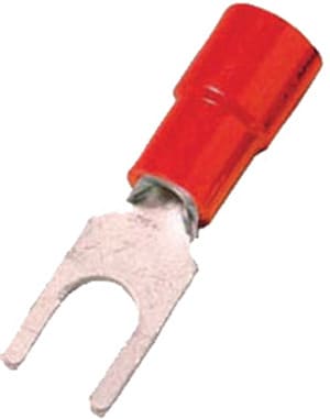 INTERCABLE - Isolierte Quetschkabelschuh 0,5-1mm² M6 rot Gabel