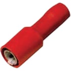 INTERCABLE - Isolierte Rundsteckhülse 0,5-1mm² Stecker 4mm rot
