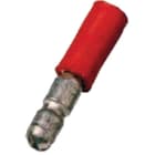 INTERCABLE - Isolierte Rundstecker 0,5-1mm² Stecker 4mm rot