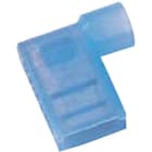 INTERCABLE - Vollisolierte Winkel-Flachsteckhülse 1,5-2,5mm² 6,3 x 0,8 blau MS
