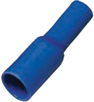 INTERCABLE - Isolierte Rundsteckhülse 1,5-2,5mm² Stecker 5mm blau