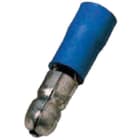 INTERCABLE - Isolierte Rundstecker 1,5-2,5mm² Stecker 5mm blau