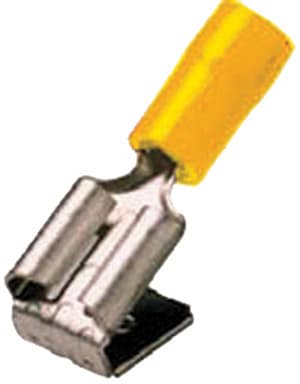 INTERCABLE - Isolierte Steckverteiler 4-6mm² 6,3 x 0,8 gelb mit Abzweig
