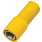 INTERCABLE - Isolierte Rundsteckhülse 4-6mm² Stecker 5mm gelb