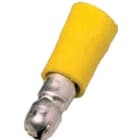 INTERCABLE - Isolierte Rundstecker 4-6mm² Stecker 5mm gelb
