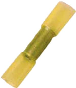 INTERCABLE - Isol. Stoßverbinder mit Schrumpfisolation u. Innenkleber 0,1-0,4mm² gelb