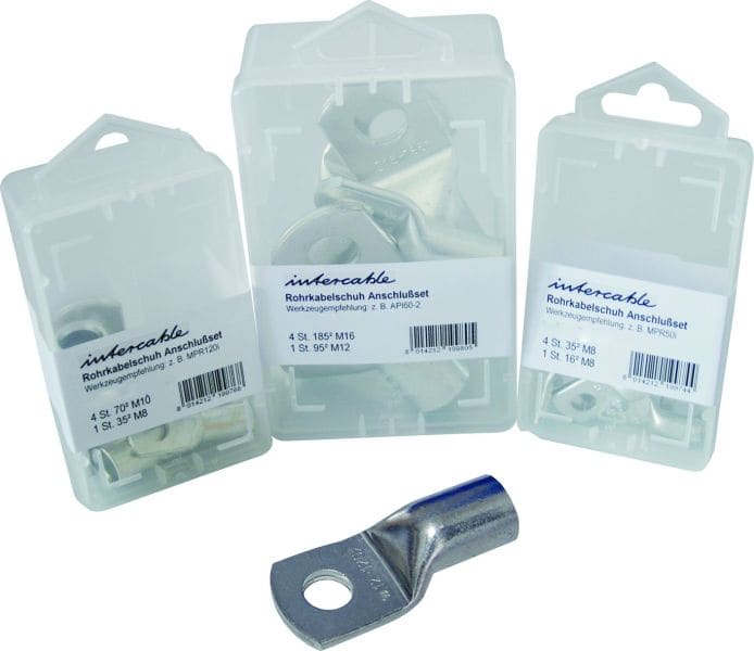 INTERCABLE - Rohrkabelschuh R-Serie 4x25mm² M8 + 1x16mm² M8 gv in SB-Box