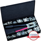 INTERCABLE - MS! Sortimentskasten MPR50i mit Rohrkabelschuhen R-Serie 6-50mm²