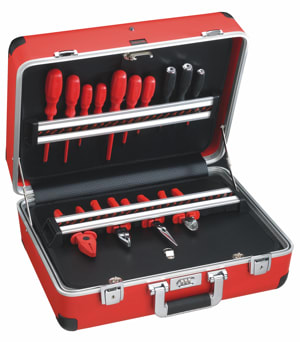 INTERCABLE - Hartschalenkoffer ''RED'' 1000 V best.