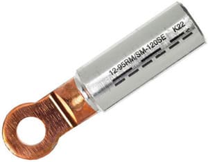 INTERCABLE - Al/Cu Presskabelschuhe 70mm² rm/sm 95mm² se M8 bk