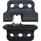 INTERCABLE - i-Rundpresseinsatz f. Zwillingsaderendhülsen 2x16mm² Einzelprofil für hochverdichtete Leiter
