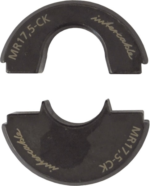 INTERCABLE - Runddrückeinsätze f. Al- u. Cu-Sektorleiter 120mm² sm, 150mm² se, 35mm Pressbreite