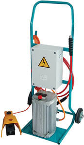 INTERCABLE - E-Hydraulik auf Transportkarre, 230V, 50Hz, 0,64l/min