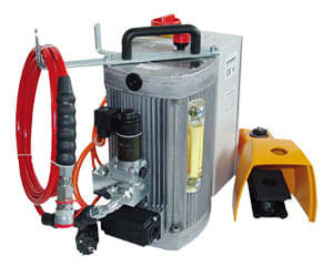 INTERCABLE - E-Hydraulik auf Tragegestell, 230V, 50Hz, 0,64l/min
