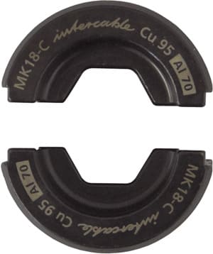 INTERCABLE - Sechskanteinsatz f. Cu-PKS u. -verbinder n. DIN 70mm² und f. Al 50mm² rm/sm 70mm² se, Kz.16