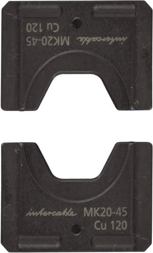INTERCABLE - Sechskanteinsatz f. Cu-PKS u. -verbinder n. DIN 10mm², Kz.6