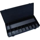 INTERCABLE - Metallkoffer leer 11 Fächer 50x370x157mm ohne Griff