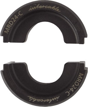 INTERCABLE - Ovalpresseinsatz f. Doppelpresskabelschuhe 2x70mm²