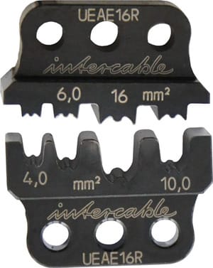 INTERCABLE - i-Rundpresseinsatz f. Aderendhülsen 4-16mm², 2x2,5mm²