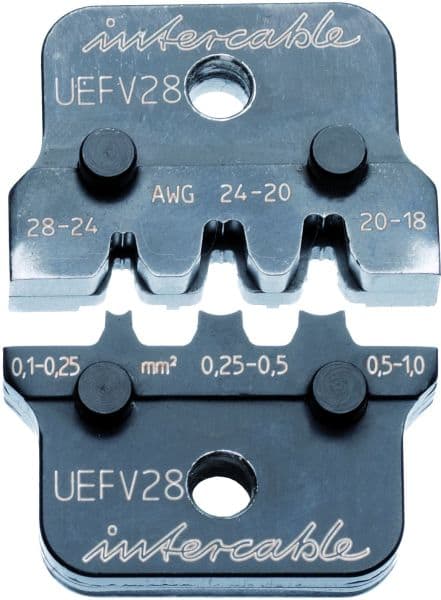 INTERCABLE - Presseinsatz f. nicht isol. Flachsteckverbindungen 0,1-1mm² 2,8mm