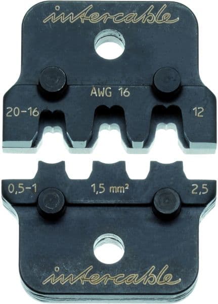 INTERCABLE - Presseinsatz f. nichtIsol. Flachsteckverbindungen 0,5-2,5mm² 4,8mm