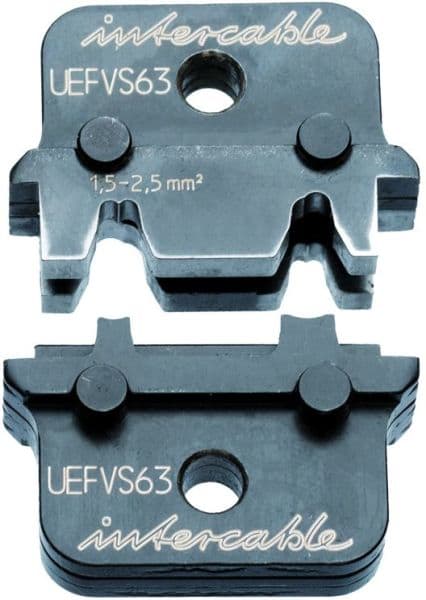INTERCABLE - Presseinsatz f. nicht isol. Flachsteckverbind. 0,5-2,5mm² 6,3mm seitlich