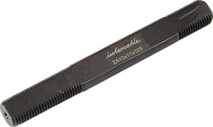 INTERCABLE - Zugachse 13mm einseitig abgeflacht auf 11x105mm für Formlocher