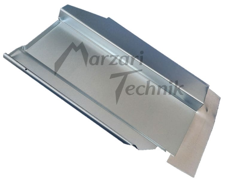 MARZARI - Metalldachplatte für Prignitzer 21,5 x 35 cm, sg RA7021