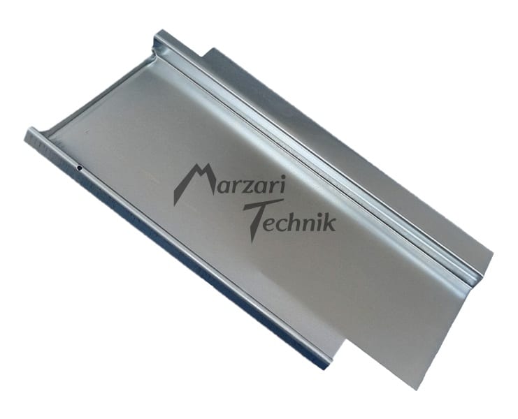 MARZARI - Metalldachplatte für Vaubane/Depose 20,2 x 39 cm, verzinkt