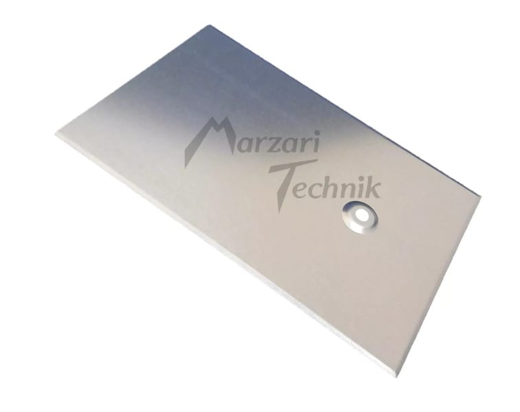 MARZARI - Metalldachplatte Typ Schiefer, verzinkt 250x380mm