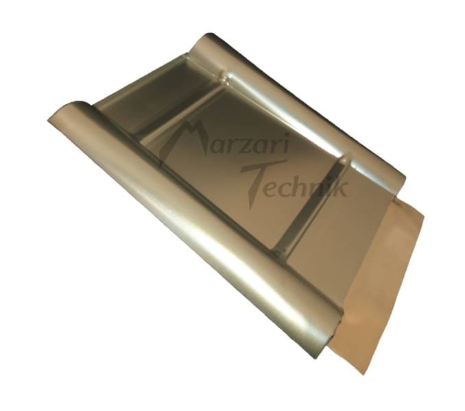 MARZARI - Metalldachplatte Typ Grande 330 schwarzgrau