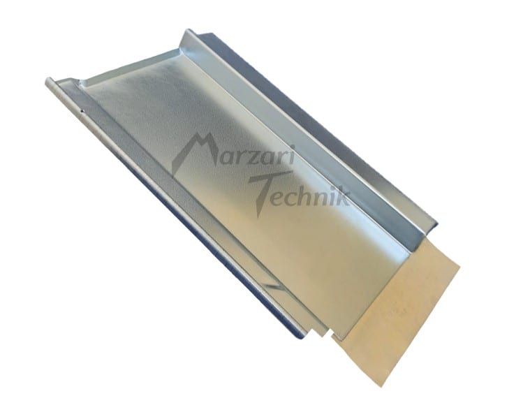 MARZARI - Metalldachplatte Typ Ton 261 schwarzgrau