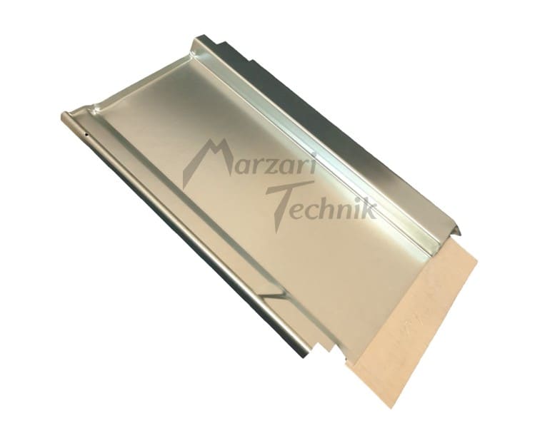 MARZARI - Metalldachplatte Typ Ton 269 schwarzgrau